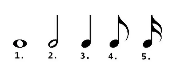 Co oznacza, że trwa tyle co połowa całej nuty w krzyżówkach?
