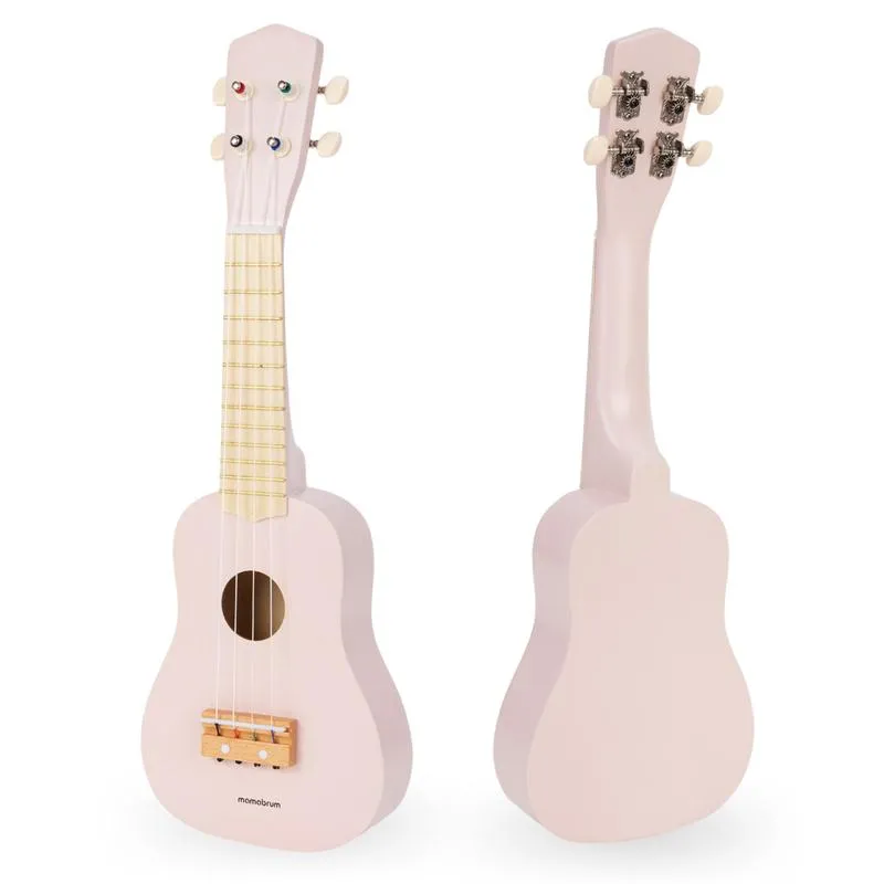 Klucz wiolinowy i nuty na ukulele