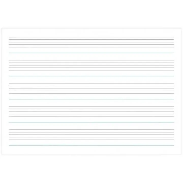 Pisanie w zeszycie do nut